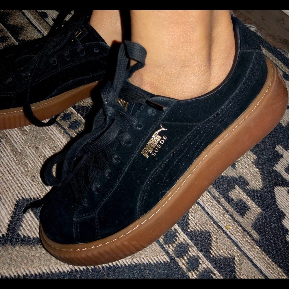 Puma suede sneakers